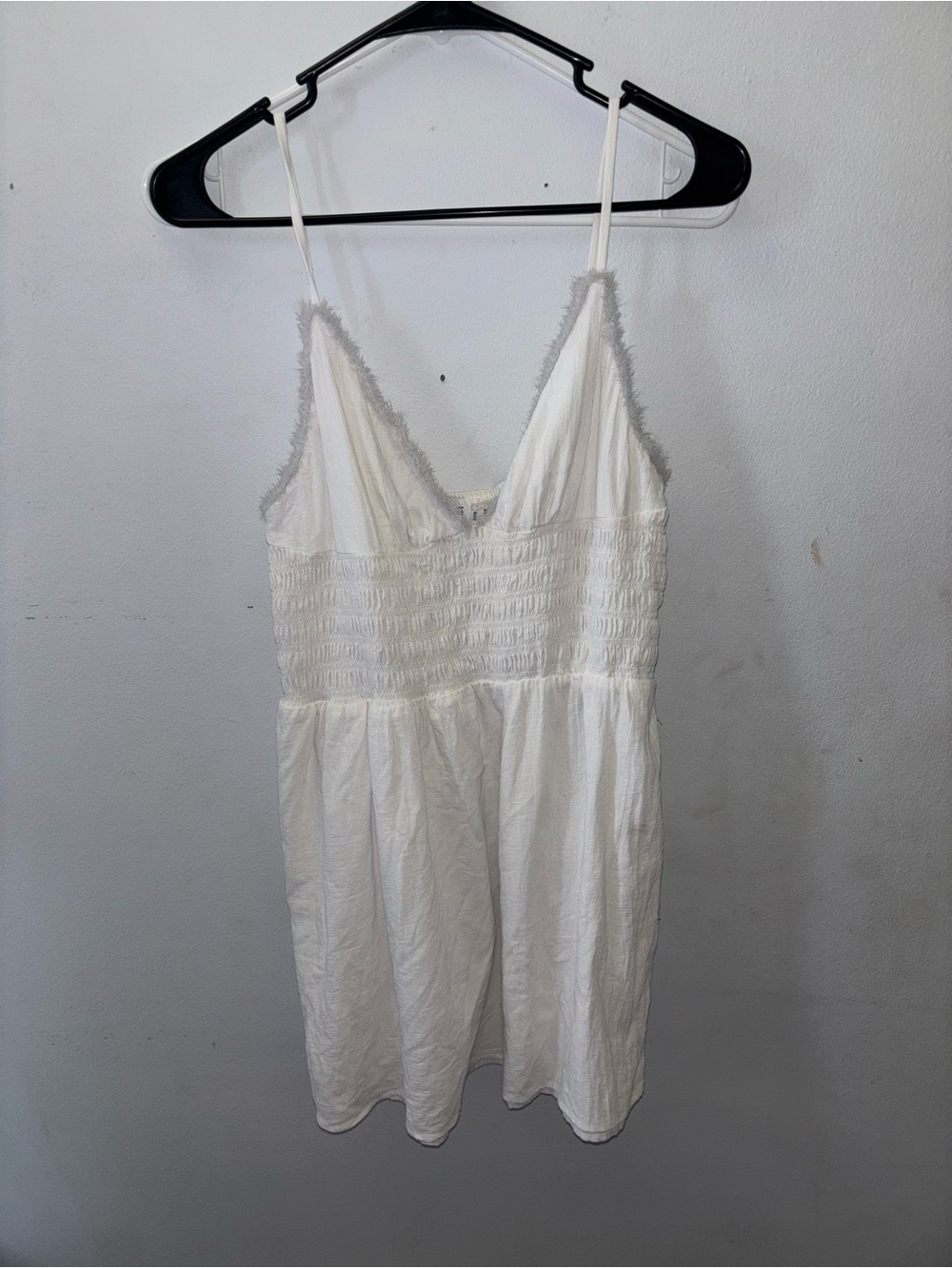 Princess Polly White Lace-Trim Cami Slip Dress